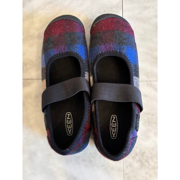 KEEN Outdoor Women's Sienna Mary Jane Plaid Casual Shoes Multi/Black Size 7 - Picture 3 of 7